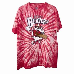 Buc-ee's Beavers Tie Dye Graphic T Shirt XL Baseball Texas Tourist Southern Core